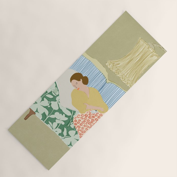 People used to fall asleep with books in their hands Yoga Mat Gallery Image 1