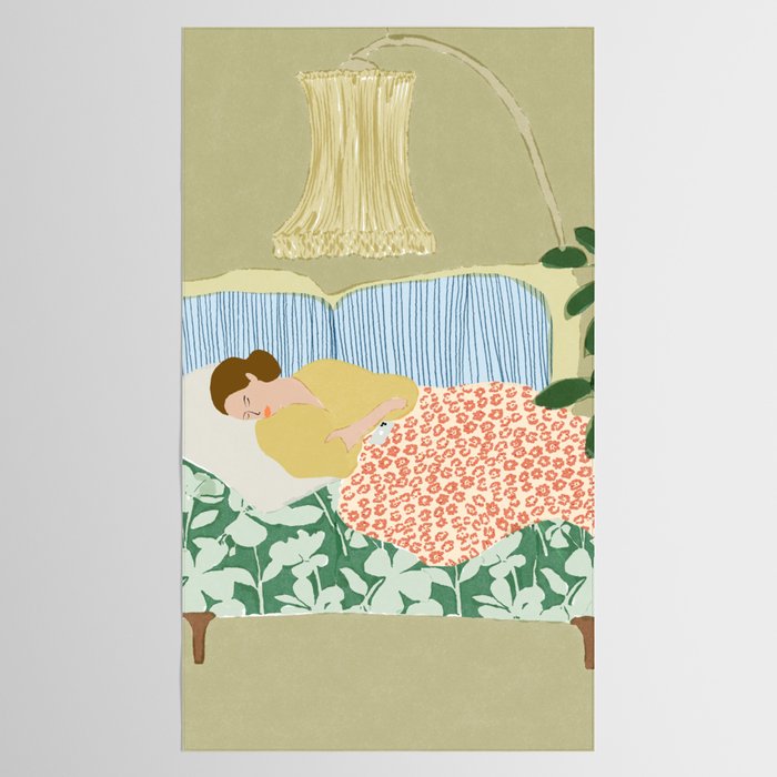 People used to fall asleep with books in their hands Tablecloth Gallery Image 2
