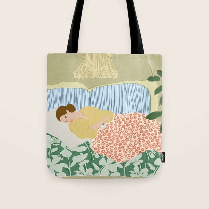 People used to fall asleep with books in their hands Tote Bag Gallery Image 1