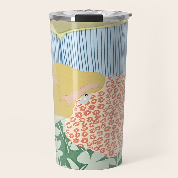 People used to fall asleep with books in their hands Travel Mug Gallery Image 1