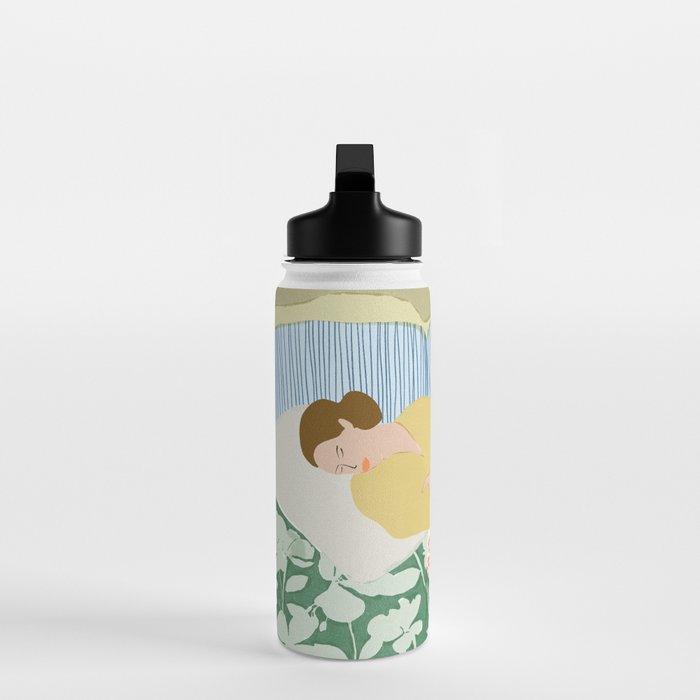 People used to fall asleep with books in their hands Water Bottle Gallery Image 3