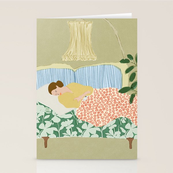 People used to fall asleep with books in their hands Stationery Card Gallery Image 2