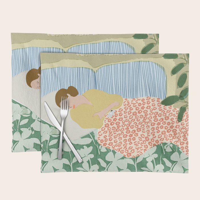 People used to fall asleep with books in their hands Placemat Gallery Image 1