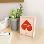 Quirky Love Quote "If you break it, you buy it" Mini Art Print Gallery Image 2