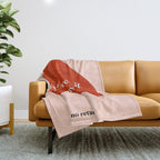 Quirky Love Quote "If you break it, you buy it" Throw Blanket Gallery Image 1