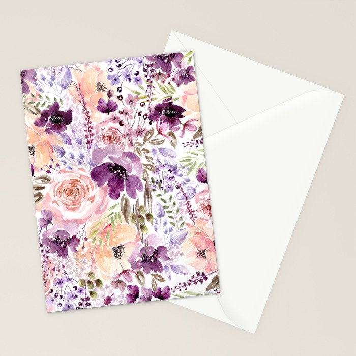 Floral Chaos Stationery Card Gallery Image 2