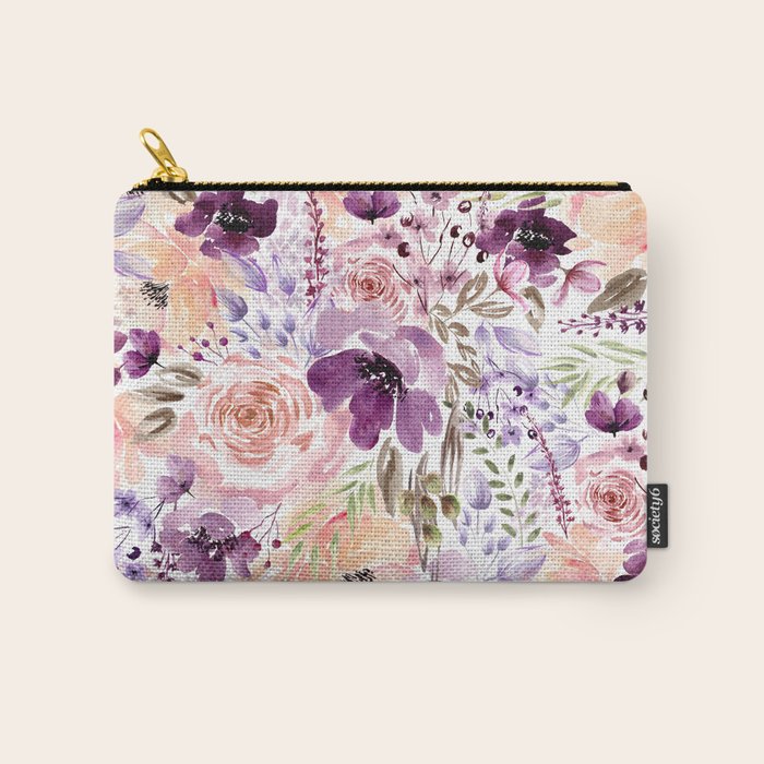 Floral Chaos Carry All Pouch Gallery Image 1