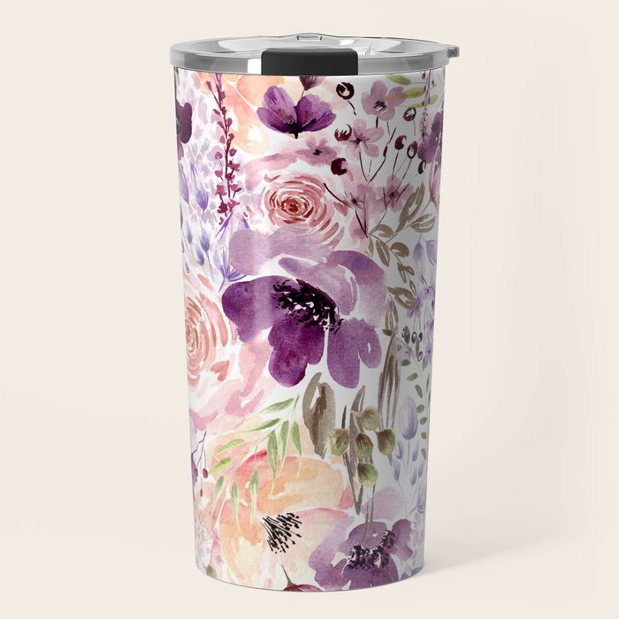 Floral Chaos Travel Mug Gallery Image 1