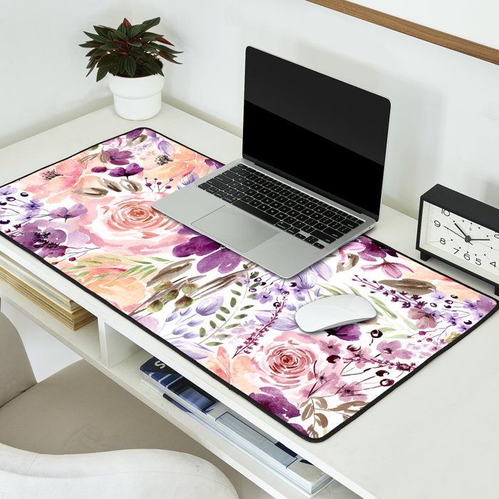 Floral Chaos Desk Mat Gallery Image 2