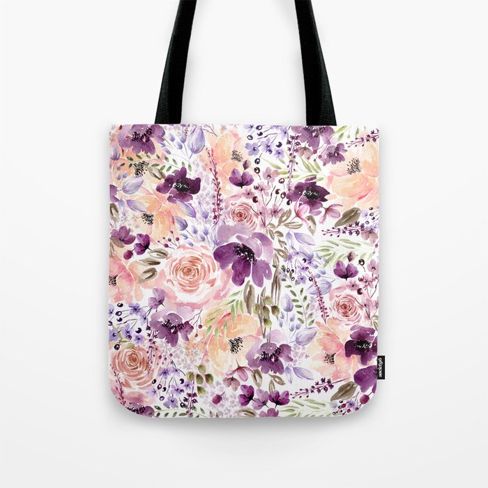 Floral Chaos Tote Bag Gallery Image 1