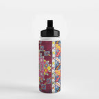 Antique Anatolian Bergama Rug Print  Water Bottle Gallery Image 2