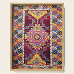 Antique Anatolian Bergama Rug Print  Serving Tray Gallery Image 1