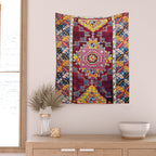 Antique Anatolian Bergama Rug Print  Wall Tapestry Gallery Image 2