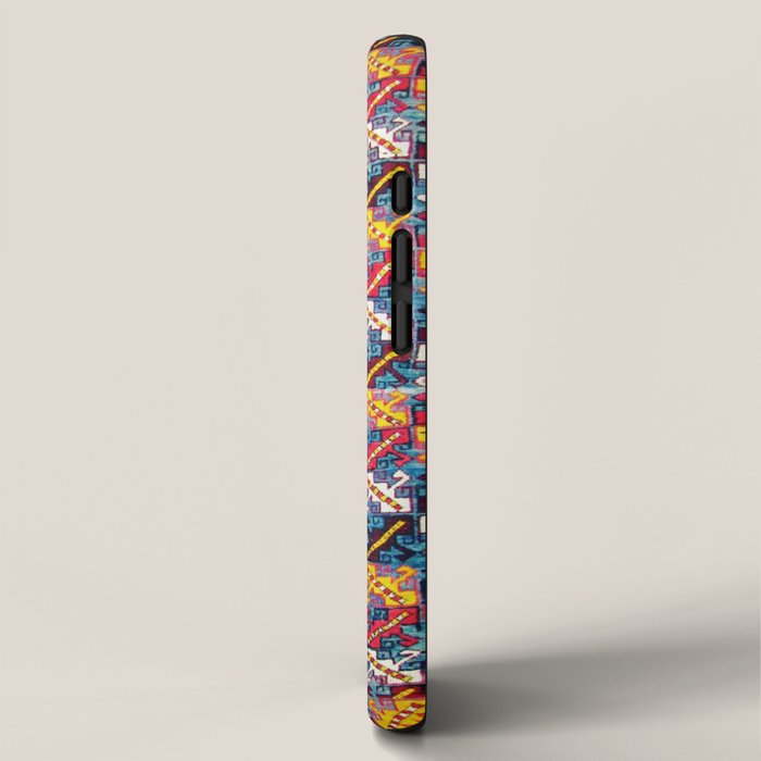 Antique Anatolian Bergama Rug Print  iPhone Case Gallery Image 2