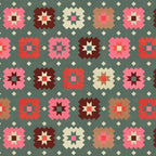 Winter Quilt Stars: Festive Mosaic in Jewel Tones Coffee Mug Gallery Image 2