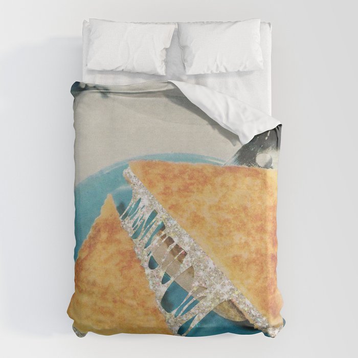 Grilled Glitter Sandwich - Eat Fashionably Duvet Cover Gallery Image 1
