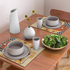Summer flowerpot with check  Placemat Gallery Image 2