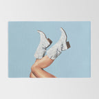 These Boots - Glitter Blue Rug Gallery Image 2