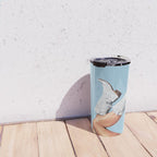 These Boots - Glitter Blue Travel Mug Gallery Image 4