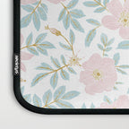 Wild Mountain Roses - pink, mint, and gold Laptop Sleeve Gallery Image 3
