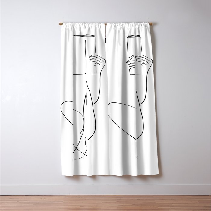 Reading Naked n.2 Window Curtain Gallery Image 3