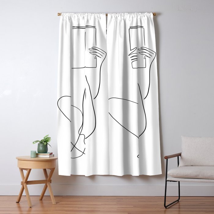 Reading Naked n.2 Window Curtain Gallery Image 5