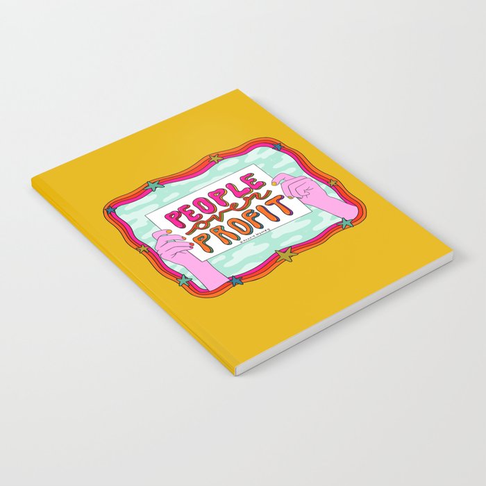 People Over Profit Notebook Gallery Image 1