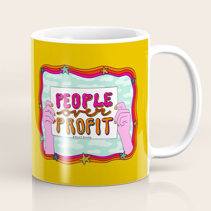 People Over Profit Coffee Mug Gallery Image 1