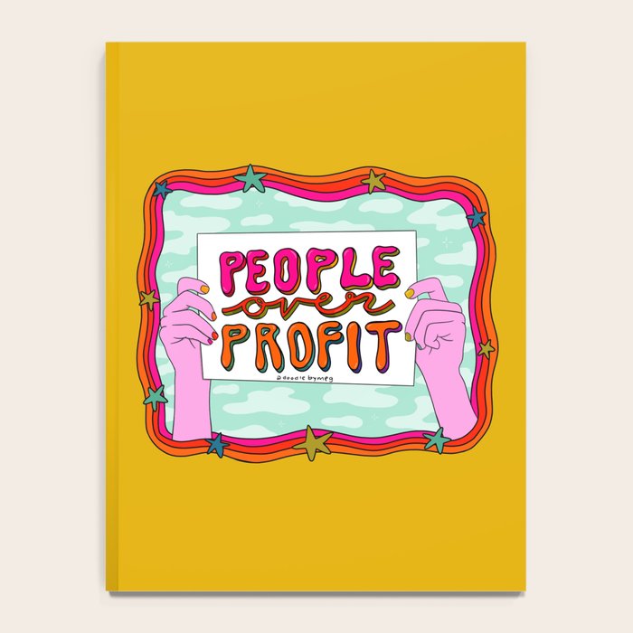 People Over Profit Notebook Gallery Image 4