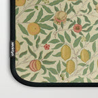 William Morris Pomegranate Fruit Beige Gold Coral Laptop Sleeve Gallery Image 3