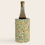 William Morris Pomegranate Fruit Beige Gold Coral Wine Chiller Gallery Image 3