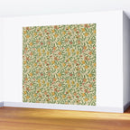 William Morris Pomegranate Fruit Beige Gold Coral Wall Mural Gallery Image 2