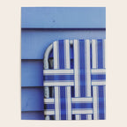 The Blue Summer Chair - vintage summer travel cottage happy photograph Poster Gallery Image 4