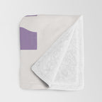 Sunset Wave - Abstract Painting Throw Blanket Gallery Image 3