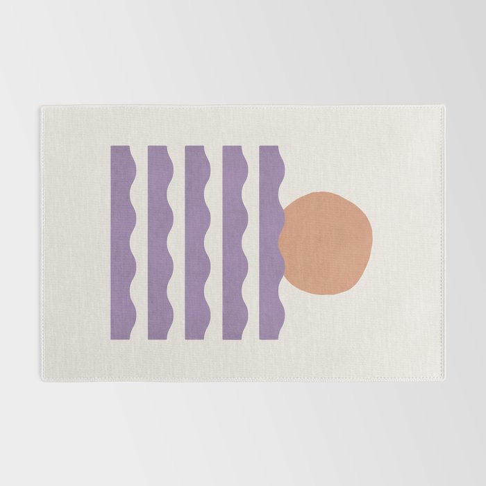 Sunset Wave - Abstract Painting Rug Gallery Image 2