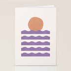 Sunset Wave - Abstract Painting Stationery Card Gallery Image 2