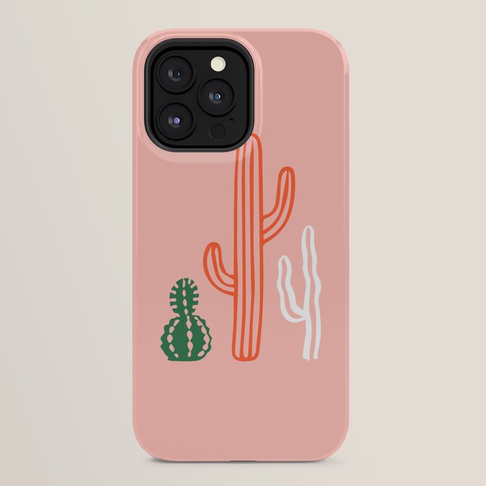 Hand drawn cactus plant art iPhone Case Gallery Image 32