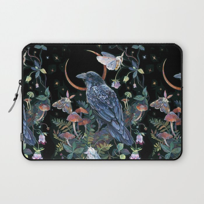 Moon Raven  Laptop Sleeve Gallery Image 1