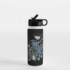 Moon Raven  Water Bottle Gallery Image 1