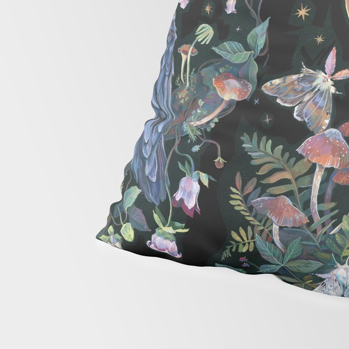 Moon Raven  Pillow Sham Gallery Image 4