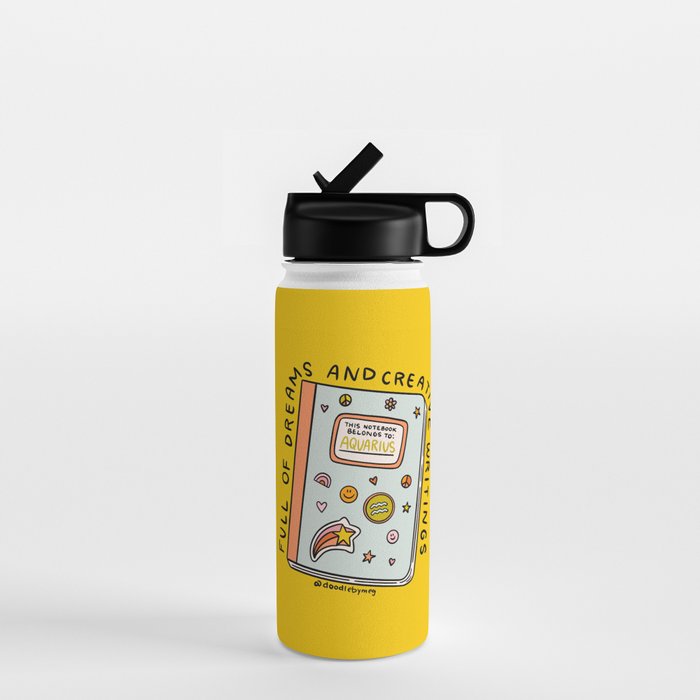 Aquarius Notebook Water Bottle Gallery Image 1
