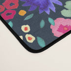 Millefleurs Spring Little Flowers Folky Navy Desk Mat Gallery Image 4