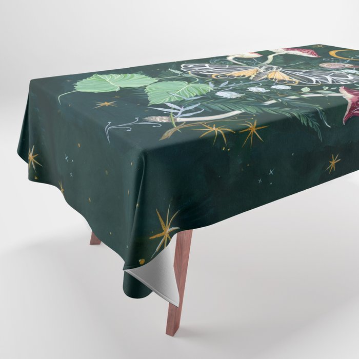 Mushroom night moth Tablecloth Gallery Image 1