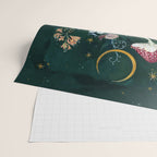 Mushroom night moth Wrapping Paper Gallery Image 2