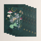 Mushroom night moth Wrapping Paper Gallery Image 3