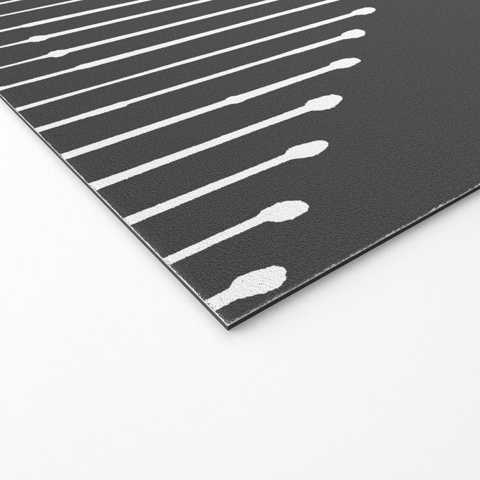 Geo (Dark Gray) Welcome Mat Gallery Image 2