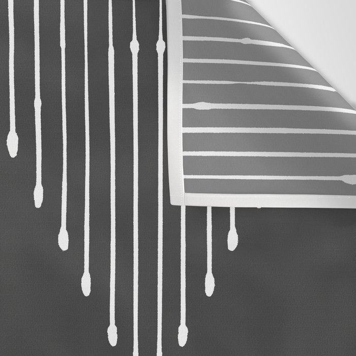 Geo (Dark Gray) Wall Tapestry Gallery Image 3