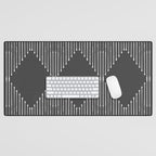 Geo (Dark Gray) Desk Mat Gallery Image 1