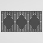 Geo (Dark Gray) Desk Mat Gallery Image 3