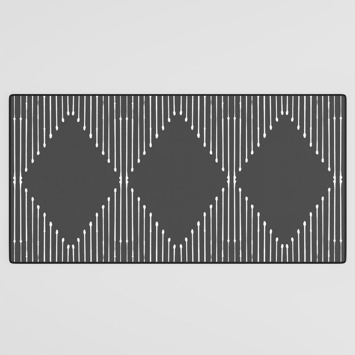 Geo (Dark Gray) Desk Mat Gallery Image 3